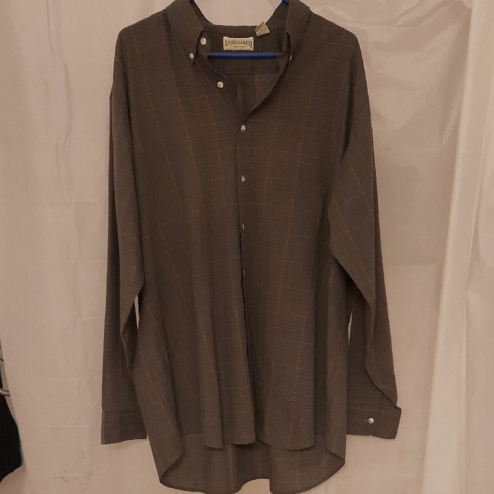 Saddlebred Men's Gray Button Down Shirt
